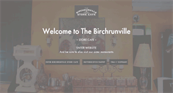 Desktop Screenshot of birchrunvillestorecafe.com